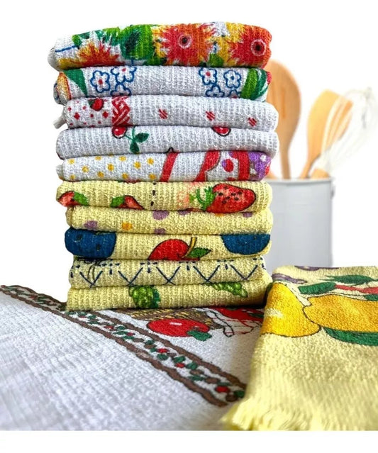 Pack De 12 Panos De Cocina